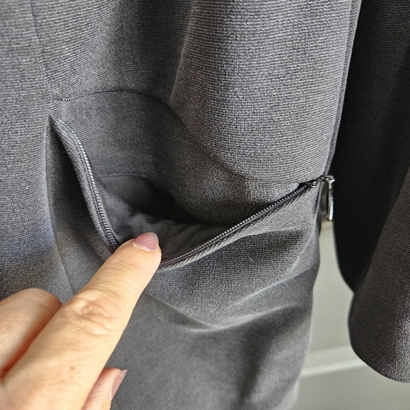 Jhane Barnes Mens Zippered One Button Blazer Sz 40 - Picture 4 of 12